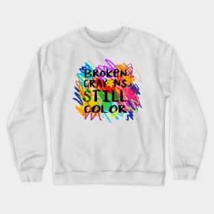 Broken Crayons Crewneck Sweatshirt